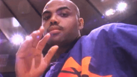 Charles Barkley Guarantee Wave To Camera GIF