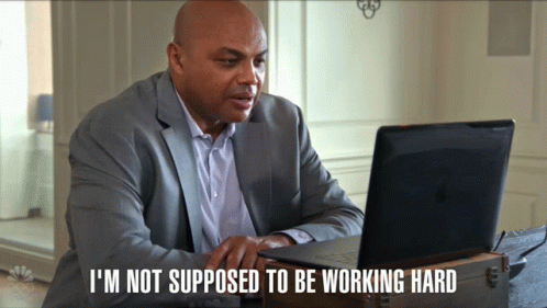 Charles Barkley Guarantee Working Hard GIF
