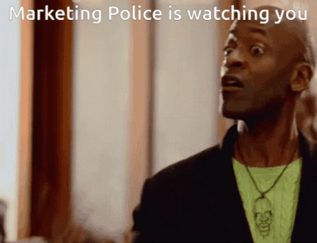 Charles Reese Says Marketing Police Is Watching You GIF