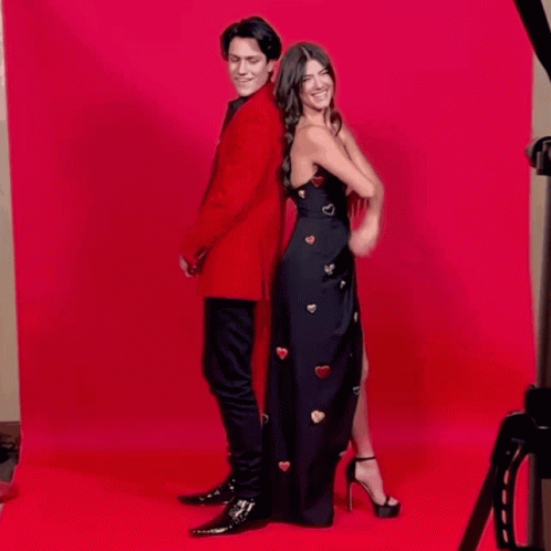 Charli D'amelio Chase Hudson Photoshoot GIF