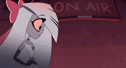 Charlie And Vaggie Hazbin Hotel GIF