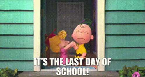 Charlie Brown and Snoopy Last Day of School