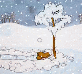 Charlie Brown Christmas Fallen Snow GIF