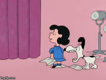 Charlie Brown Christmas Snoopy Copying GIF