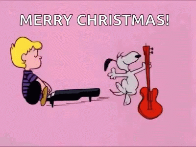 Charlie Brown Christmas Music GIF