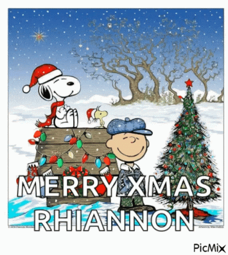 Charlie Brown Christmas Santa Snoopy GIF