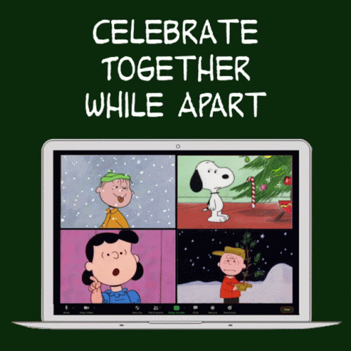 Charlie Brown Christmas Celebrate Together GIF