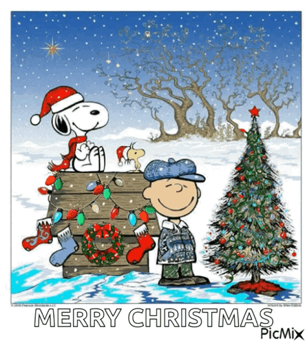 Charlie Brown Christmas Card GIF