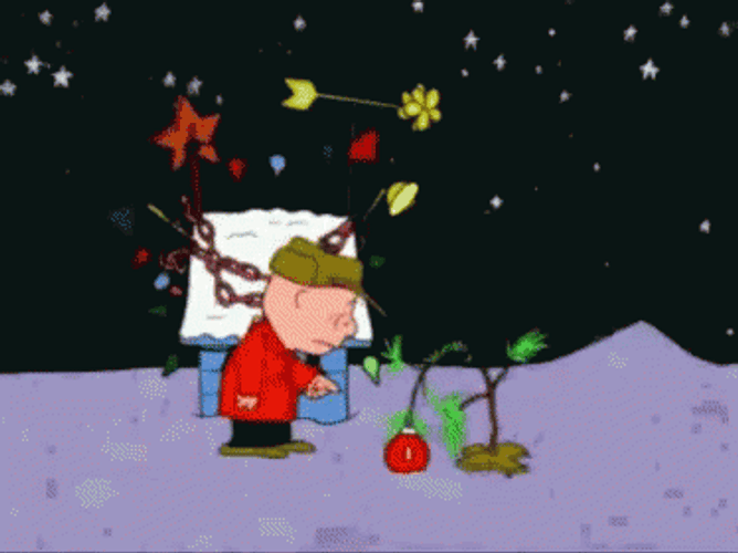 Charlie Brown Christmas Crying GIF