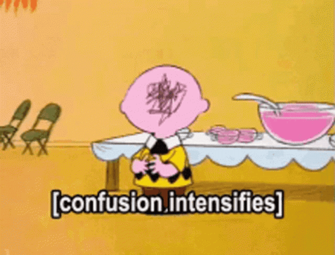 Charlie Brown Confusion Intensifies GIF