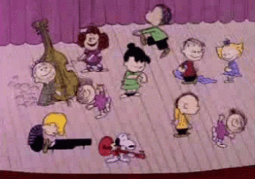 Charlie Brown Dance 498 X 350 Gif GIF