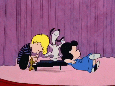 Charlie Brown Dance Peanuts Snoopy Thanksgiving GIF
