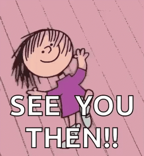 Charlie Brown Friends See You Soon GIF