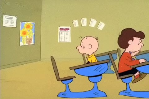 Charlie Brown Going Out From Room GIF