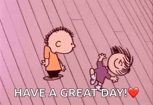 Charlie Brown Have A Great Day GIF