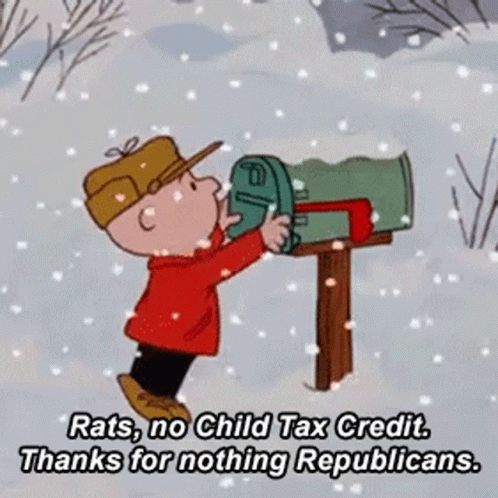 Charlie Brown Mailing Letter Rats No Child Tax Credit
