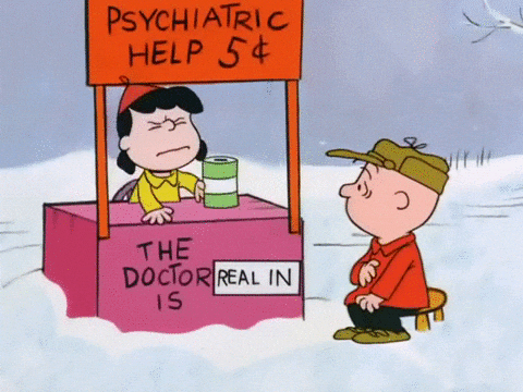 Charlie Brown Noser Thinking GIF