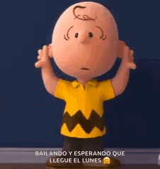 Charlie Brown With Arms In The Air GIF