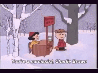 Charlie Brown Youre A Narcissist Meme GIF