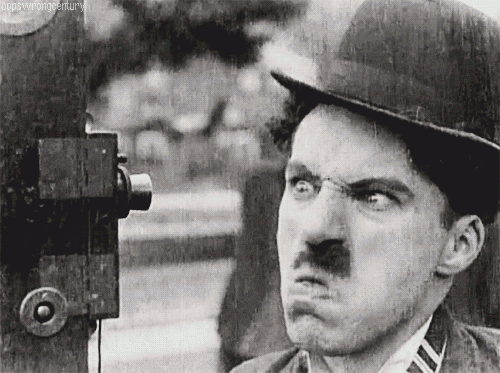 Charlie Chaplin Funny Faces GIF