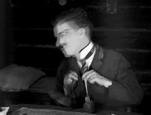 Charlie Chaplin Shaking Body GIF