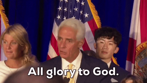 Charlie Crist Is Believe And Praise God GIF