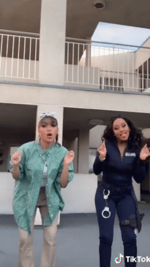 Charlie D'Amelio Doing Tiktok Dance GIF