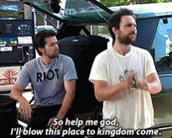 Charlie Day Help Me God GIF