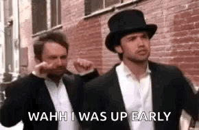 Charlie Day I Was Up Early GIF