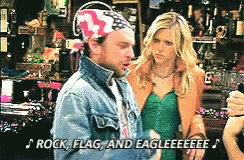 Charlie Day Rock Flag Eagle GIF