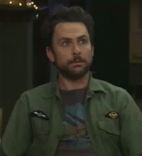 Charlie Day Shock Face GIF