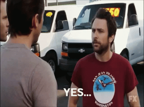 Charlie Day Yes Who GIF