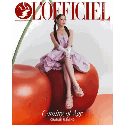 Charlie Fleming on L'Officiel Cover