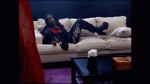 Charlie Murphy In Couch Tantrum Moments GIF