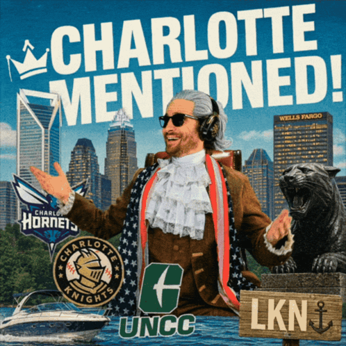 Charlotte Ad Man In Costume GIF