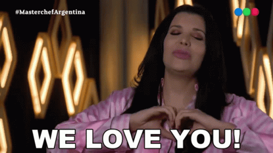 Charlotte Caniggia We Love You GIF