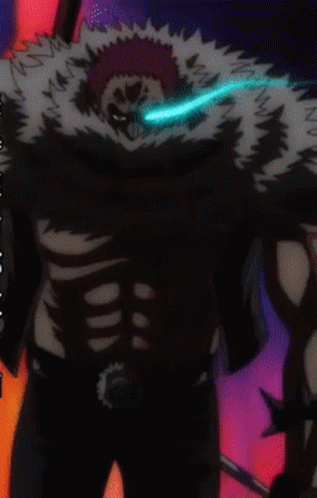 Charlotte Katakuri Green Aura GIF