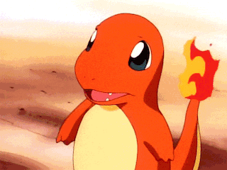 Charmander Evolves To Charmeleon GIF