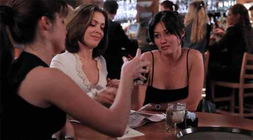 Charmed Halliwell Sisters Cheers GIF