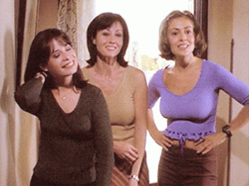 Charmed Halliwell Sisters Laughing GIF