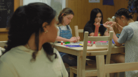 Charmers Zaria Stabbing A Toy GIF