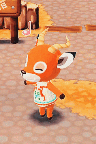 Charming Beau Dancing Reindeer Music GIF
