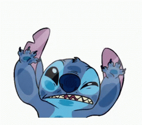 Charming Stitch Hi Greeting GIF