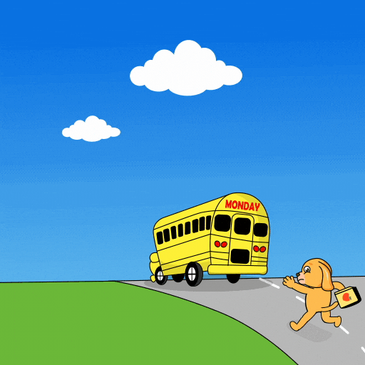 Chasing Short Bus GIF