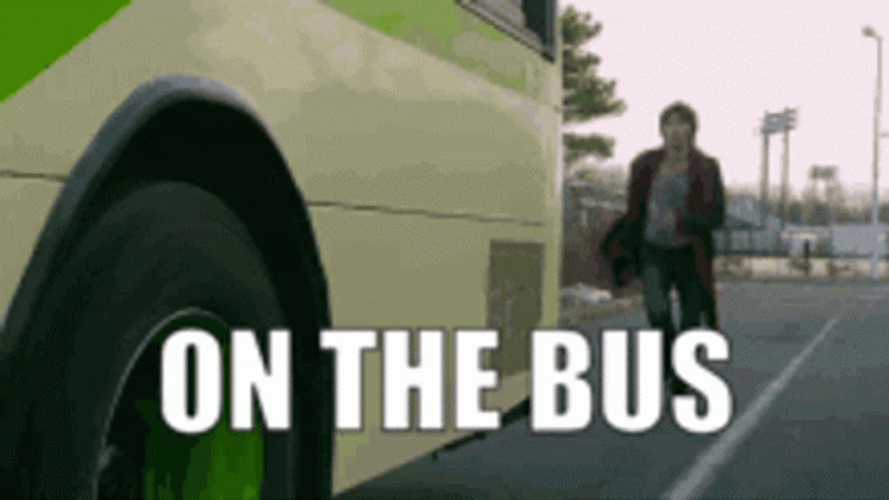 Chasing The Bus Running Late Meme GIF