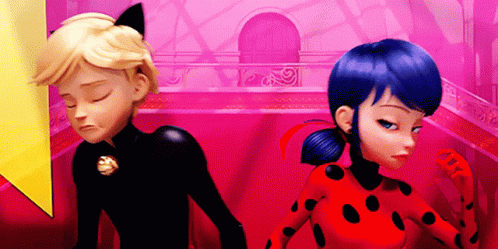 Chat Noir Ladybug Confused Reaction GIF