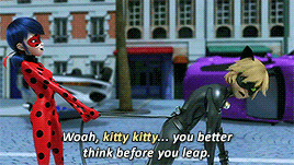 Chat Noir Ladybug Pulling Adrien Agreste GIF