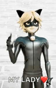 Chat Noir My Lady Respectful Bow GIF