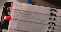 Check My Calendar Notebook Agenda GIF