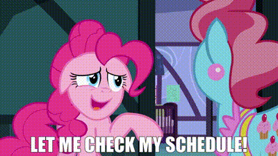 Check Schedule My Little Pony Pinkie Pie GIF